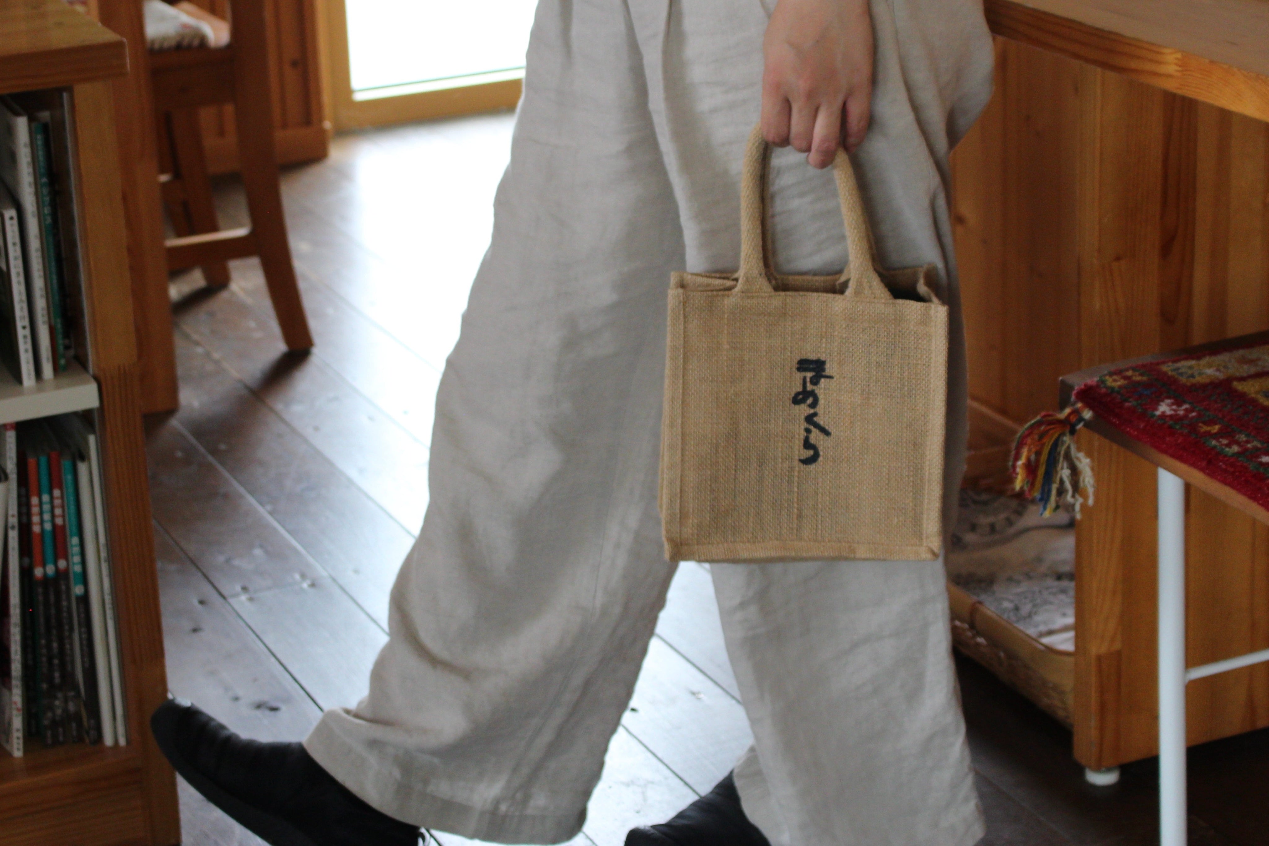 まめくらオリジナル ハンドバッグ